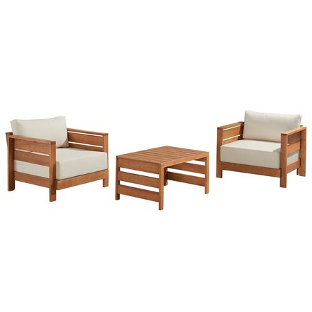 Alaterre Furniture Barton Weather-Resistant Set of 2 Outdoor Patio Furniture Set with 2 Chairs and Small Coffee Table 80-OUTD-WD-CH-SET2